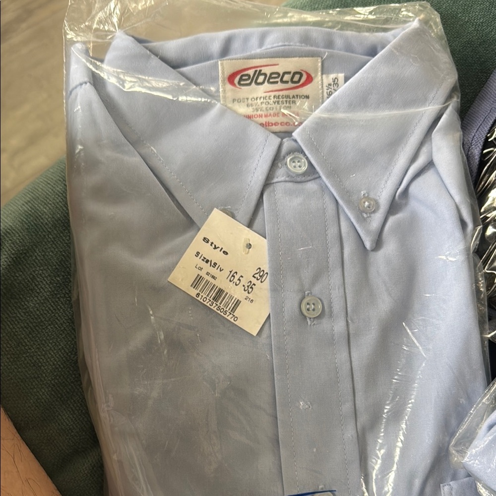 Men's Light Blue Retail Clerk Shirt